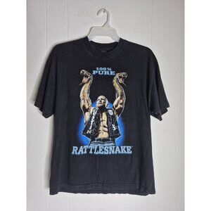 Stone Cold Steve Austin 100% Pure Rattlesnake T-Shirt WWE WWF Men's Size XL